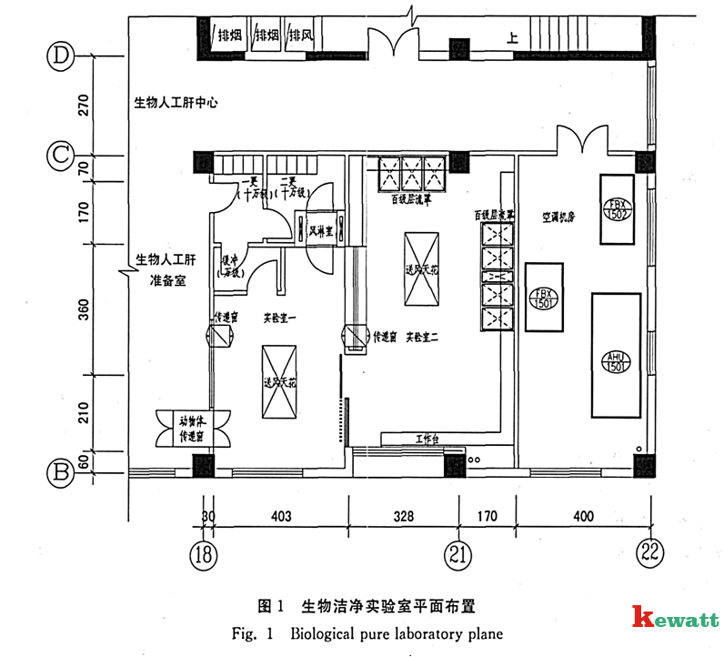 醫(yī)院生物實驗室凈化工程設(shè)計圖