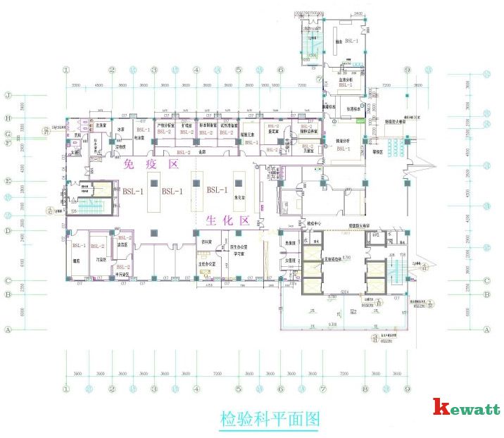 醫(yī)院免疫實驗室設計圖