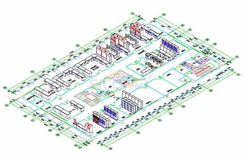 無菌實驗室平面布局圖