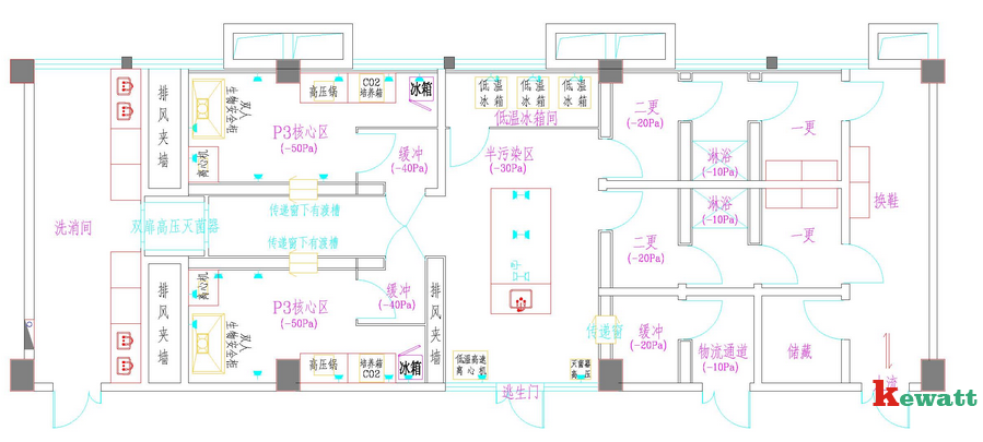 潔凈實(shí)驗(yàn)室施工圖紙